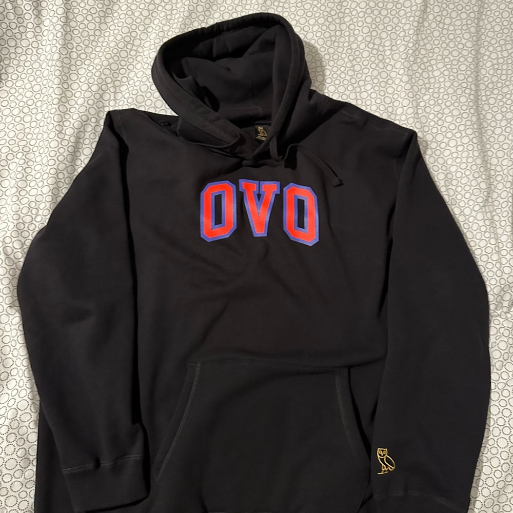 Plain OVO Hoodie XXXL Color Black